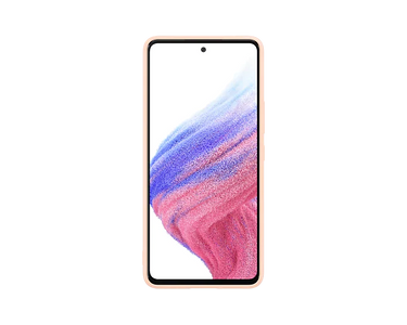 Samsung Silicone Cover for Galaxy A53 5G - Peach